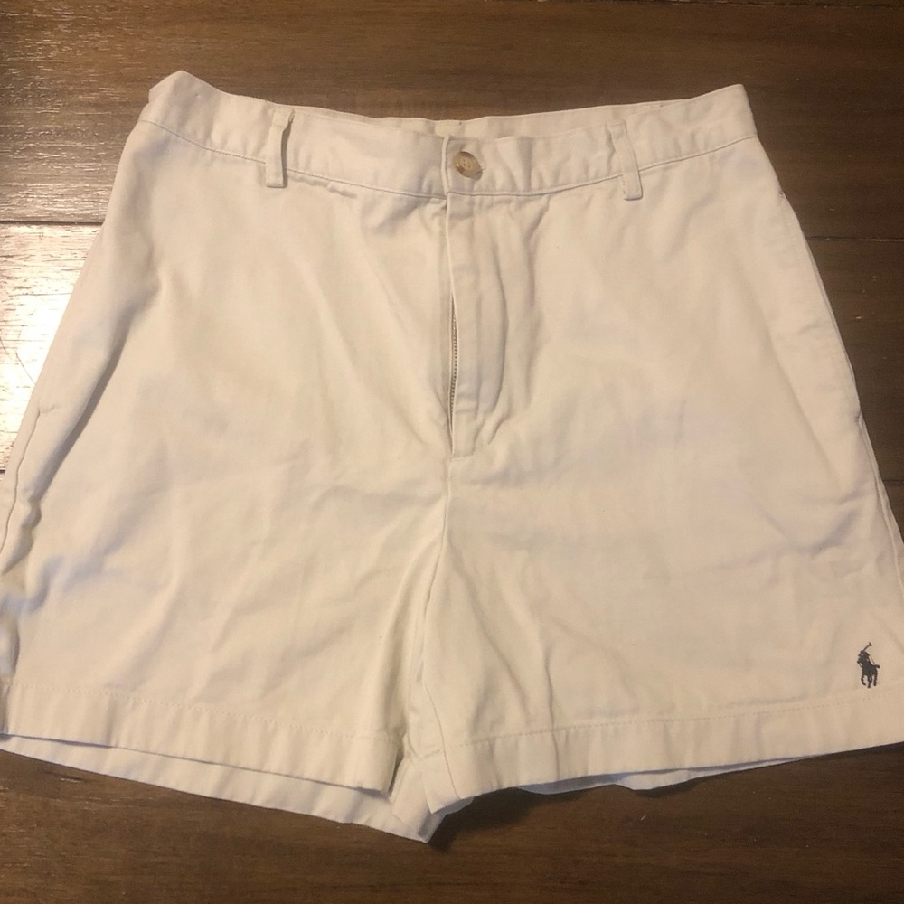 Ralph Lauren Sport Cream Shorts Size 6